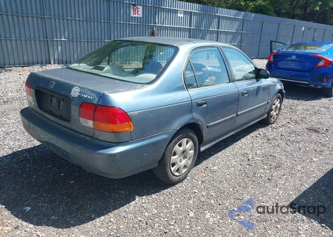 1998 Honda Civic Lx из США, поврежденный, VIN 2HGEJ6670WH533403